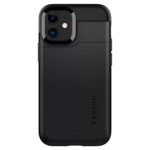 Spigen Slim Armor CS mit Air Cushion H&uuml;lle Kompatibel mit iPhone 12 und iPhone 12 Pro - Schwarz