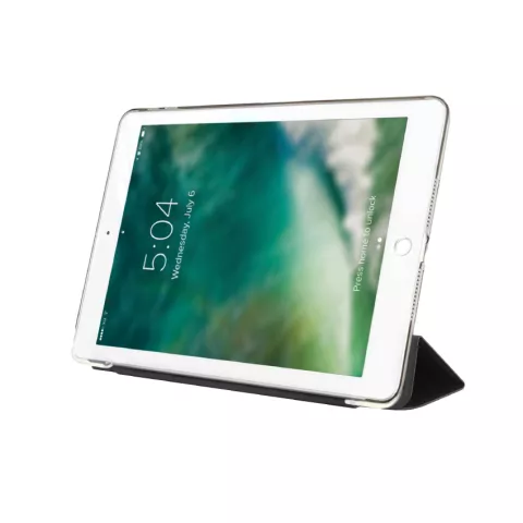 Xqisit Soft-Touch-Cover-H&uuml;lle Kompatibel mit iPad 10.2 (2019 2020 2021) - Schwarz