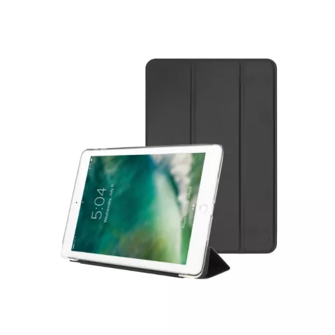 Xqisit Soft-Touch-Cover-H&uuml;lle Kompatibel mit iPad 10.2 (2019 2020 2021) - Schwarz