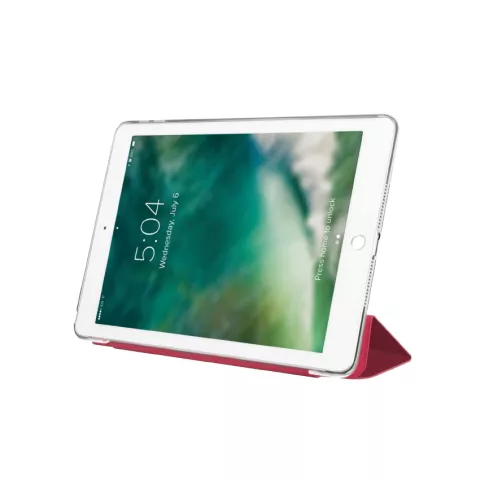 Xqisit Soft-Touch-Cover-H&uuml;lle Kompatibel mit iPad 10.2 (2019 2020 2021) - Rot