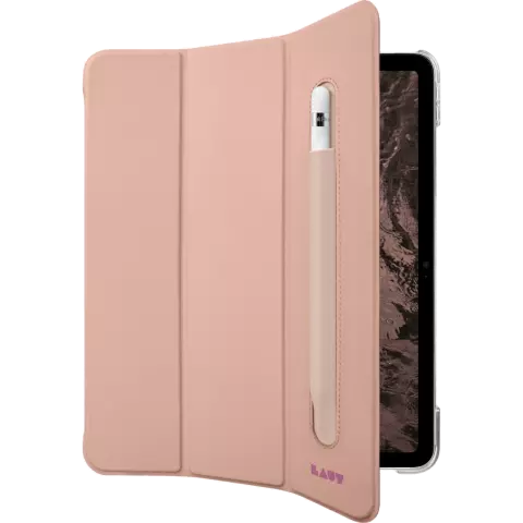 Laut HUEX (Pen Holder) H&uuml;lle Kompatibel mit iPad 10,2 Zoll - Pink