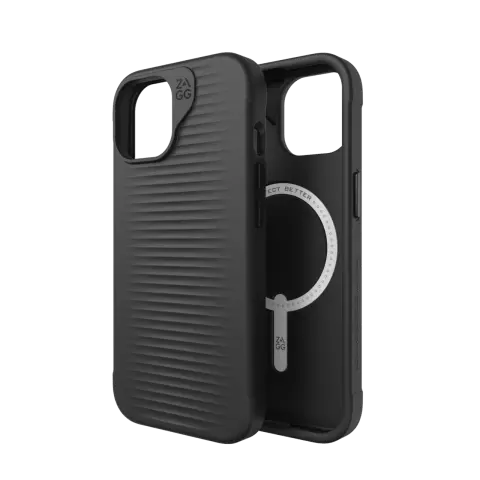 ZAGG Luxury Snap Case Kompatibel mit iPhone 15 - Schwarz