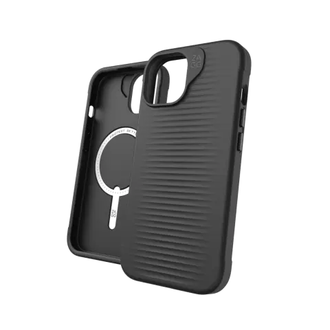 ZAGG Luxury Snap Case Kompatibel mit iPhone 15 - Schwarz