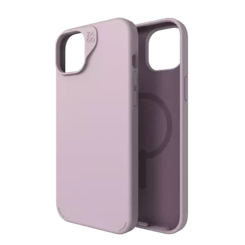 ZAGG Manhattan Snap Case Kompatibel mit iPhone 14 Plus &amp; iPhone 15 Plus - Lila