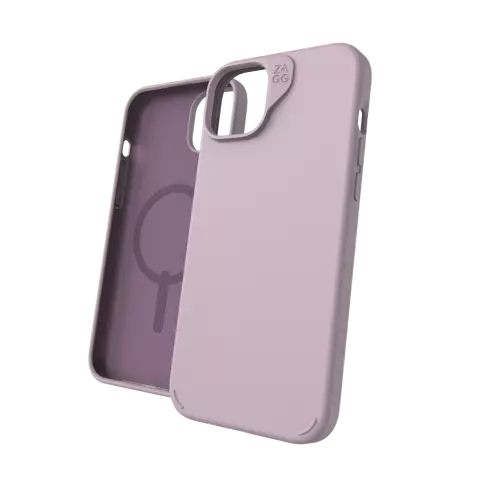 ZAGG Manhattan Snap Case Kompatibel mit iPhone 14 Plus &amp; iPhone 15 Plus - Lila