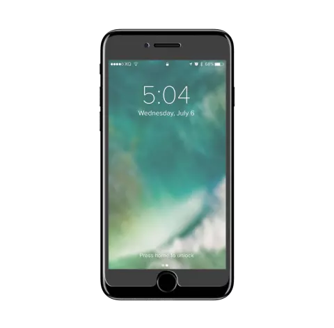 Xqisit NP Tough Glass CF Flachbildschirmschutz, Kompatibel mit iPhone 6 6s 7 8 SE 2020 und SE 2022 - Transparent