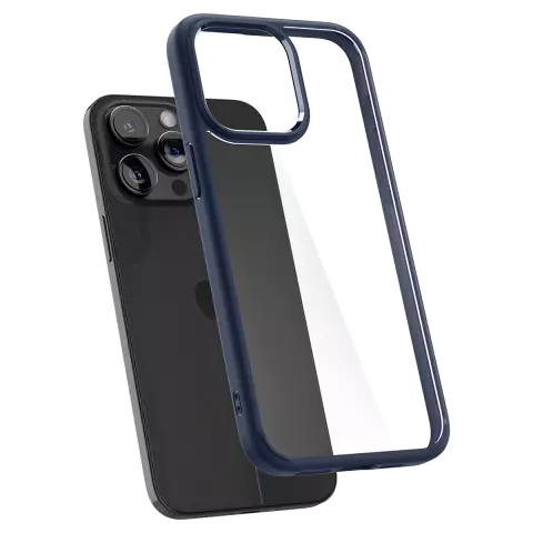 Spigen Ultra Hybrid H&uuml;lle Kompatibel mit iPhone 15 Pro - Blau