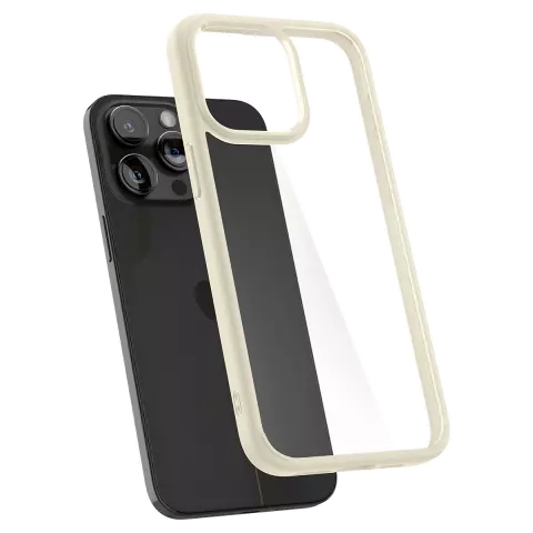 Spigen Ultra Hybrid H&uuml;lle Kompatibel mit iPhone 15 Pro - Sand