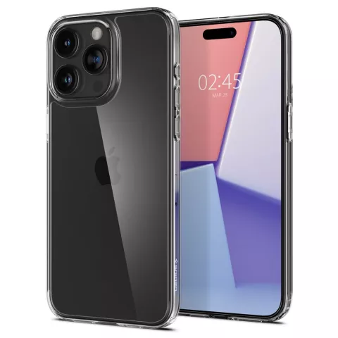 Spigen Air Skin Hybrid Case Kompatibel mit iPhone 15 Pro - Kristallklar