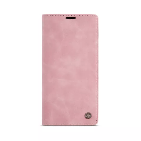 Caseme Retro Wallet Case Kompatibel mit iPhone 15 Pro Max - Pink