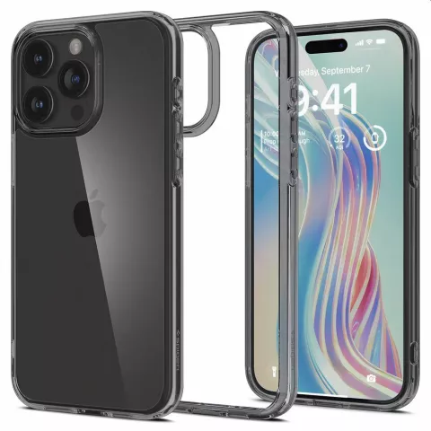 Spigen Ultra Hybrid Case Kompatibel mit iPhone 15 Pro Max - Space Crystal