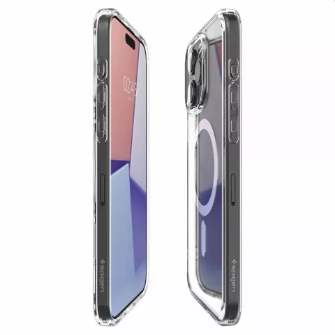 Spigen Ultra Hybrid Magfit Case Kompatibel mit iPhone 15 Pro Max - Weiss