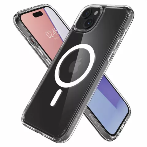 Spigen Ultra Hybrid Magfit Case Kompatibel mit iPhone 15 - Weiss