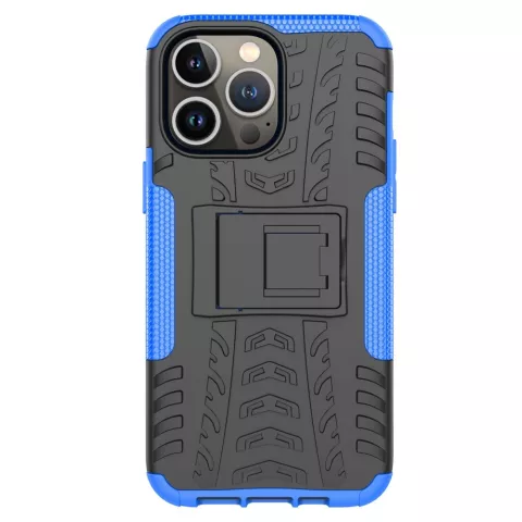 Sto&szlig;feste Kickstand-Schutzh&uuml;lle aus rutschfestem Kunststoff und TPU, Kompatibel mit iPhone 16 Pro Max - blau