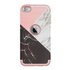 Armor Case Marmorh&uuml;lle Kompatibel mit iPod Touch 5 6 7 - Rosa und Weiss