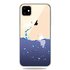 Sea Water Blue Drops Polar Bear Seal H&uuml;lle Kompatibel mit iPhone 11 TPU H&uuml;lle - Transparent