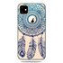 Dream Catcher Mandala Web Blue Feathers Spiritual H&uuml;lle Kompatibel mit iPhone 11 TPU H&uuml;lle - Transparent