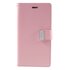 Mercury Goospery Leder Kompatibel mit iPhone 7 Plus 8 Plus Walletcase 7 Karten - Pink