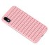 iPaky Waffle Schutzh&uuml;lle TPU Case Kompatibel mit iPhone XR - Pink