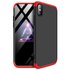 360 Protection Case Cover Kompatibel mit iPhone XR H&uuml;lle - Schwarz und Rot