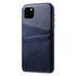 Duo Cardslot Wallet Wallet Kompatibel mit iPhone 11 Pro Max H&uuml;lle - Blauer Schutz