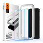 Spigen Glas tR ALM FC (2er Pack) + Rahmen-Displayschutzfolie Kompatibel mit iPhone 12 und iPhone 12 Pro - Schwarz