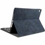 Just in Case Vintage Bluetooth Keyboard Cover QWERTY H&uuml;lle f&uuml;r iPad 10,2 Zoll - blau