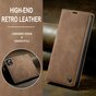 Caseme Retro Wallet Case Kompatibel mit iPhone 15 Pro - braun